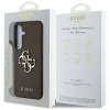 Etui Guess Grained Big 4G Logo Small     Classic Logo do Samsung Galaxy S25 brązowy